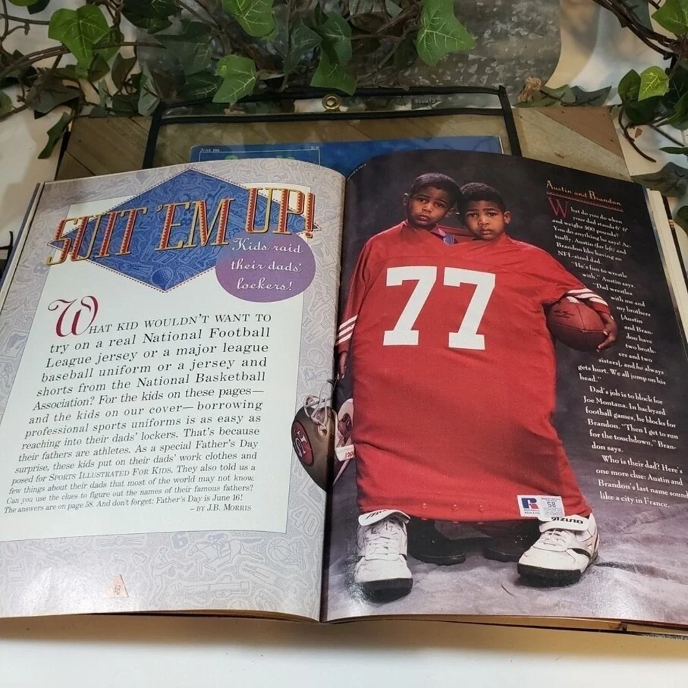 Sports Illustrated for Kids  In Dads Duds June 1991 Can You Name Famous Fathers